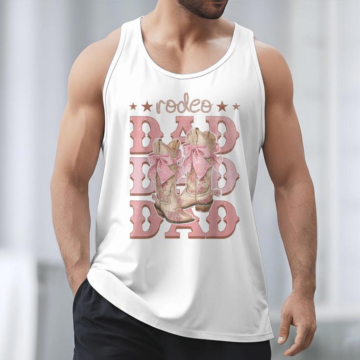 Rodeo Dad Pink Boots Coquette Cow-Girl Birthday Party Men Tank Top
