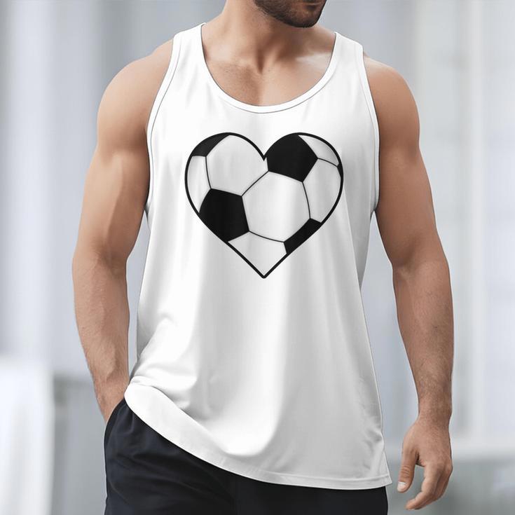 Soccer Ball Heart Idea For Mom Dad Kids T-Shirt Men Tank Top Soccer Ball Heart Idea For Mom Dad Kids T-Shirt Men Tank Top