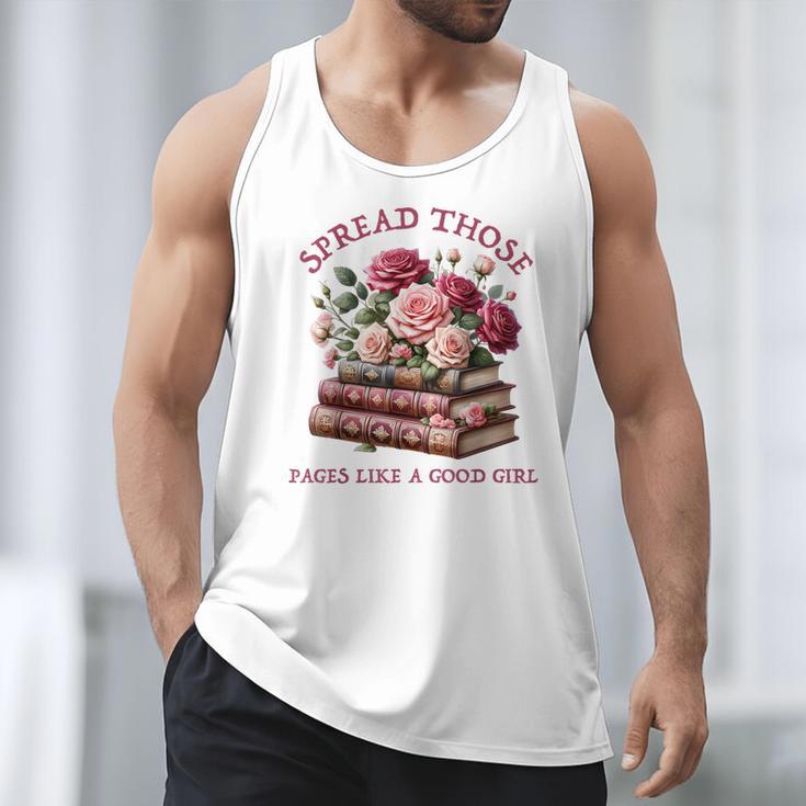 Spicy Books Spread Those Pages Like A Good Girl Dark Romance Men Tank Top