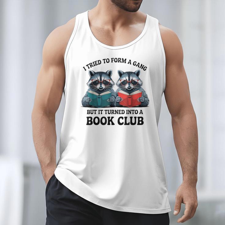 I Tried To Form Gang But It Turned Into A Book Club Reading Men Tank Top