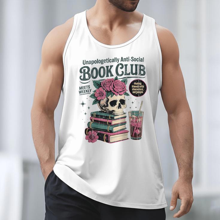 Unapologetically Anti Social Book Club Men Tank Top