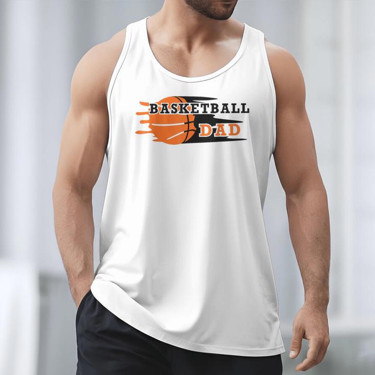Vintage Proud Basketball Dad Fathers Day Basketball Player Men Tank Top