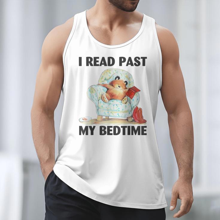 Vintage I Read Past My Bedtime Cute Sleeping Bear Book Lover Men Tank Top Vintage I Read Past My Bedtime Cute Sleeping Bear Book Lover Men Tank Top