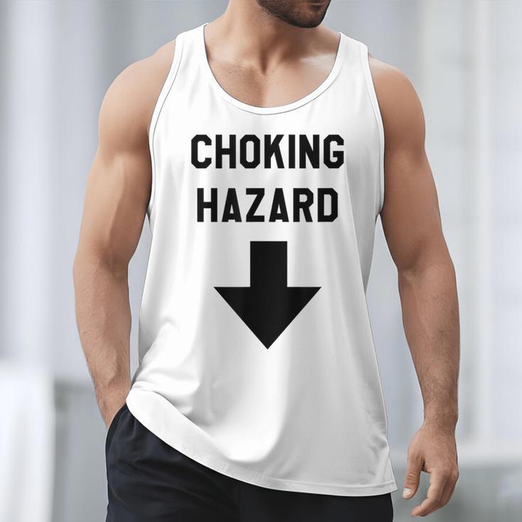 Viral And Internet Meme Crude Gag Apparel Choking Hazard Adult Dad Joke Men Tank Top Viral And Internet Meme Crude Gag Apparel Choking Hazard Adult Dad Joke Men Tank Top