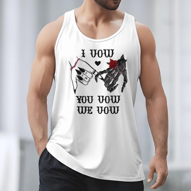 I Vow You Vow We Vow Merch Dark Romance Smutty Book Smutt Men Tank Top