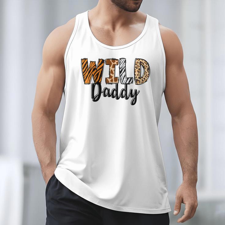 Wild Daddy Zoo Born Two Be Wild B-Day Safari Jungle Animal Men Tank Top