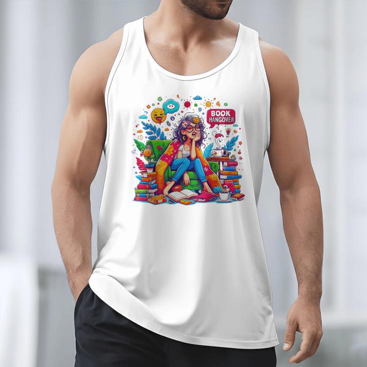 Woman Book Lover Book Hangover Woman Premium Tri-Blend Men Tank Top