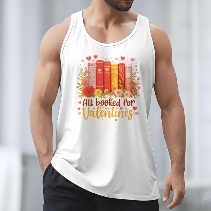 Women's All Booked For Valentine Teacher Valentines Reading Book Men Tank Top Women's All Booked For Valentine Teacher Valentines Reading Book Men Tank Top
