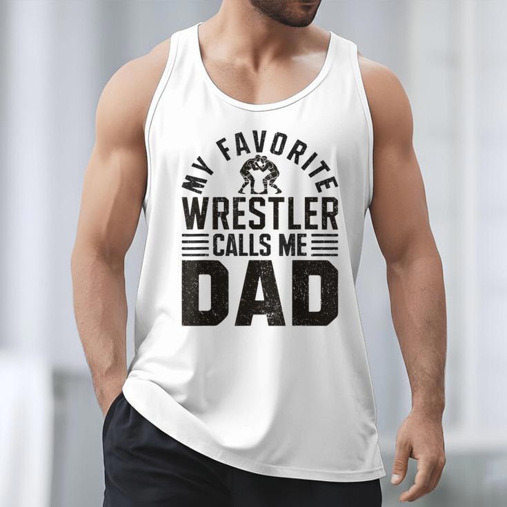 Wrestler Daddy Wrestling Dad Men Tank Top