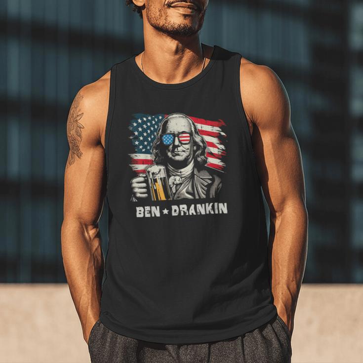 4th Of July Franklin Ben Drankin American Dad Men Women Men Tank Top