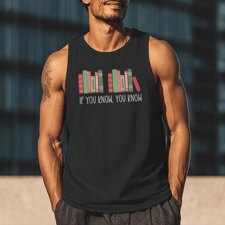6 7 If You Know You Know Book Lover Six Seven Meme Men Tank Top