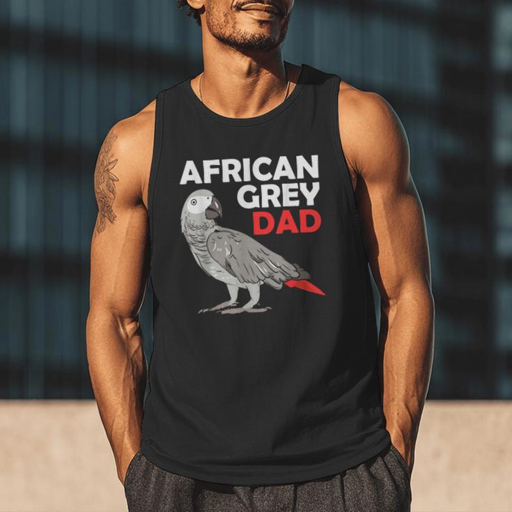African Grey Parrot Dad Congo Bird Father Men Tank Top