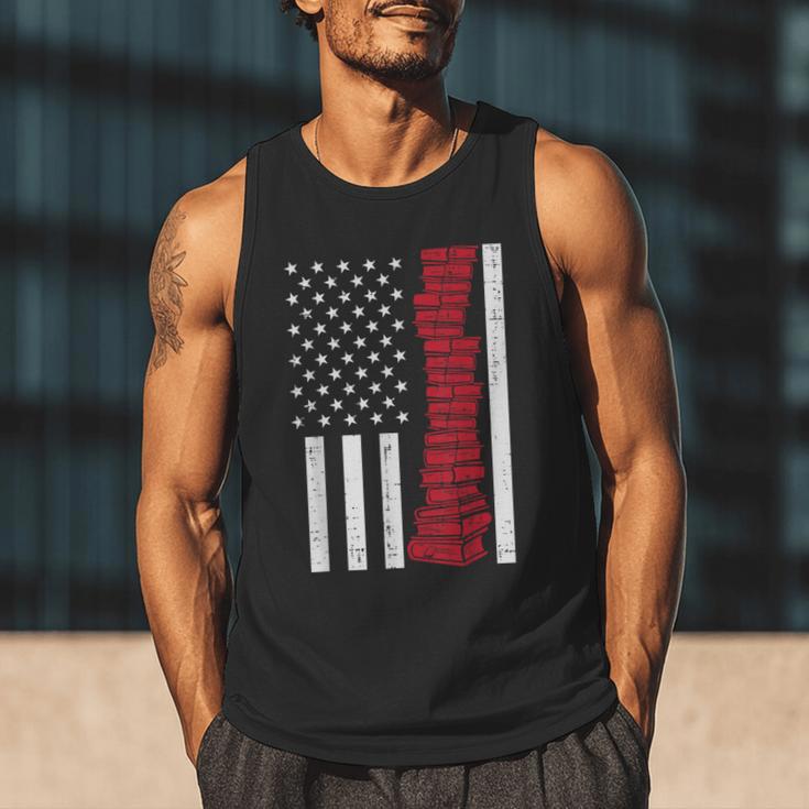 America Flag Read Book Reading Librarian Men Women Kids Men Tank Top America Flag Read Book Reading Librarian Men Women Kids Men Tank Top