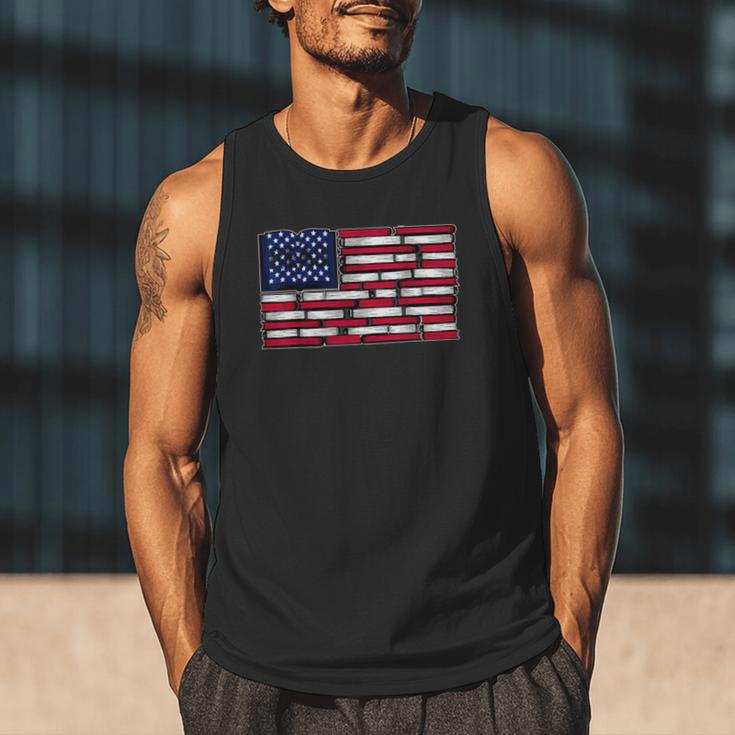 America US Flag Books Library Reading For Book Lover Reader Men Tank Top America US Flag Books Library Reading For Book Lover Reader Men Tank Top
