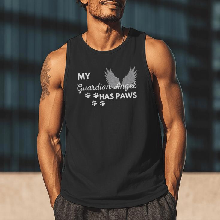 My Angel Has Paws Shirt Pet Memorial Cat Dog Dad Mom Men Women Girls Kids Men Tank Top