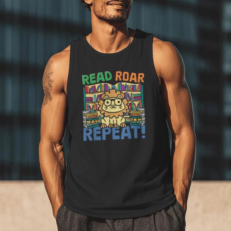 Animals Read Reading Book Library First Day Of School Kids Men Tank Top Animals Read Reading Book Library First Day Of School Kids Men Tank Top