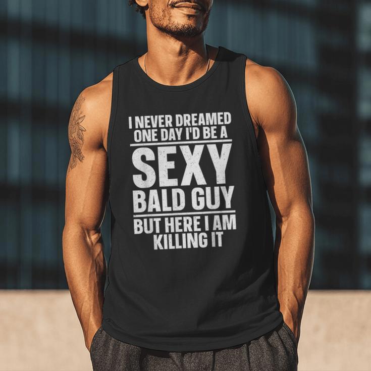 Bald Guy Art For Men Dad Sexy Bald People Bald Man Men Tank Top Bald Guy Art For Men Dad Sexy Bald People Bald Man Men Tank Top