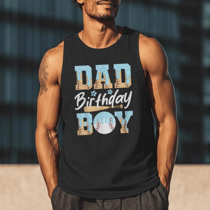 Baseball Ice Cream Drip Dad Of The Birthday Boy Baseball Men Tank Top