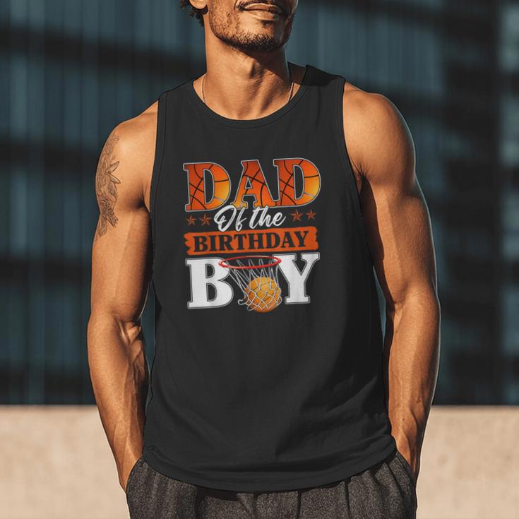 Basketball DAD Of The Birthday Boy Family Matching Men Tank Top Basketball DAD Of The Birthday Boy Family Matching Men Tank Top