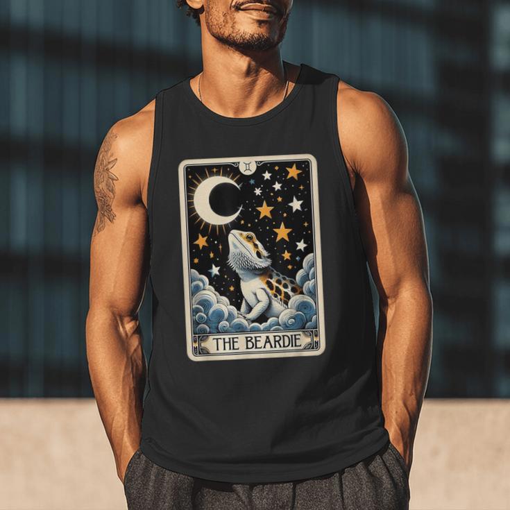 Bearded Dragon Tarot Card Beardie Mom Beardie Dad Men Women Men Tank Top