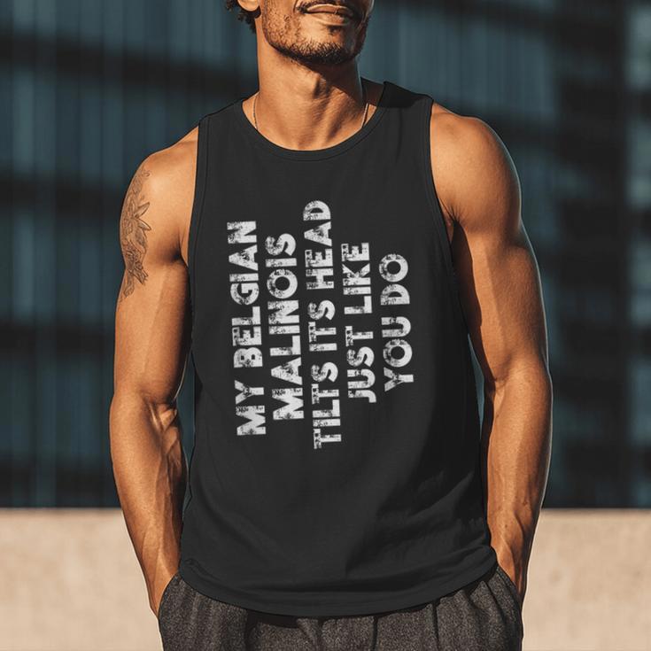 Belgian Malinois Mom Dad Dog Lover Women Men Kids Men Tank Top