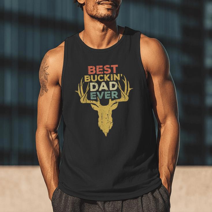 Best Buckin' Dad Ever Shirt Men Hunting Fathers Day Men Tank Top