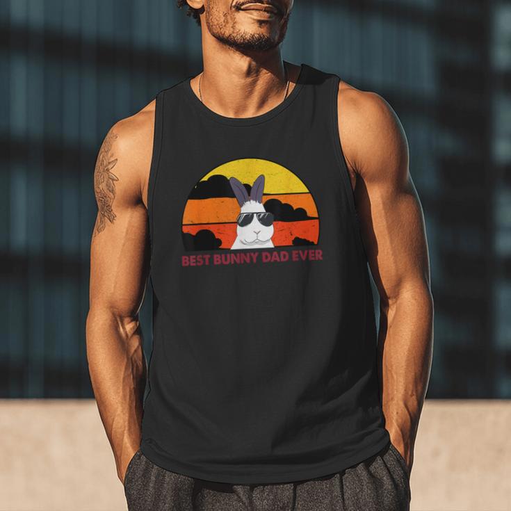 Best Bunny Dad Ever Rabbit Jumper Dad Men Tank Top