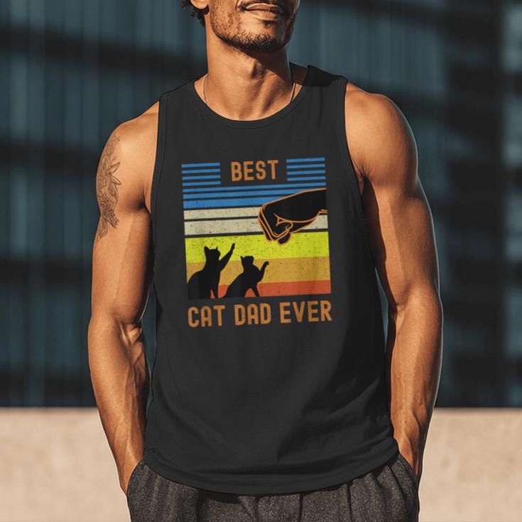 Best Cat Dad Ever Fist Bump For Fur Daddies Men Women Girls Kids Men Tank Top