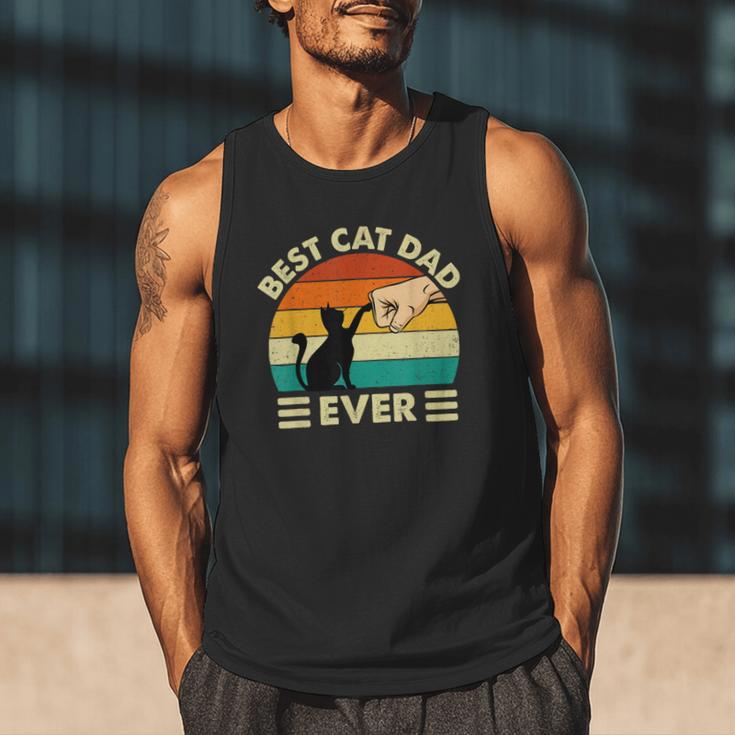 Best Cat Dad Ever Cat Lover Kitten Owner Kitty Men Tank Top
