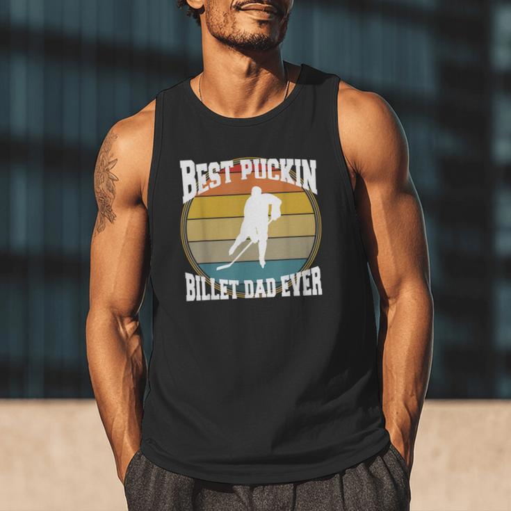Best Puckin Billet Dad Hockey Men Tank Top