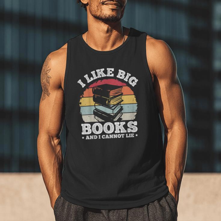 I LIKE BIG BOOKS AND I CANNOT LIE Book Lover Print Men Tank Top