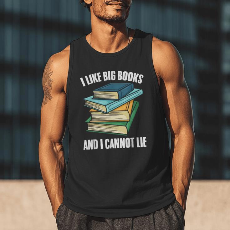 I Like Big Books And I Cannot Lie Book Reading Book Lover Men Tank Top