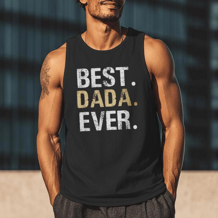 Birthday Fathers Day Christmas For Dada Dada From Granddaughter Grandson Best Dada Men Tank Top