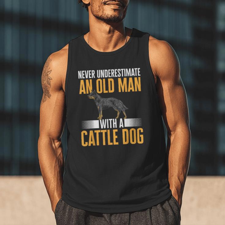 Blue Heeler Dad Australian Cattle Dog Men Men Tank Top