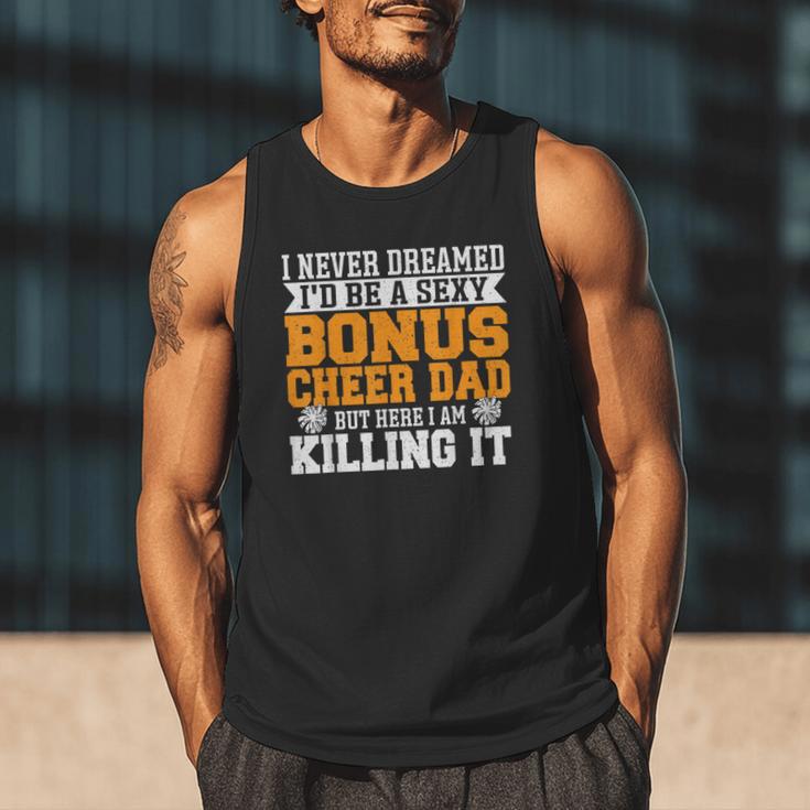 Bonus Cheer Dad Cheer Step Dad Men Tank Top