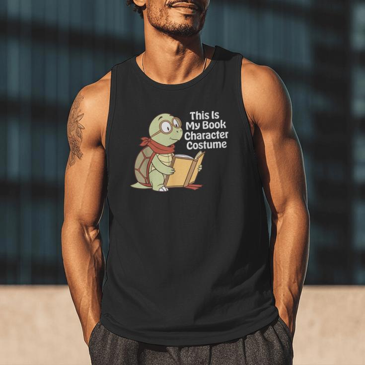 This Is My Book Character Costume Turtle Kids Reading Men Tank Top