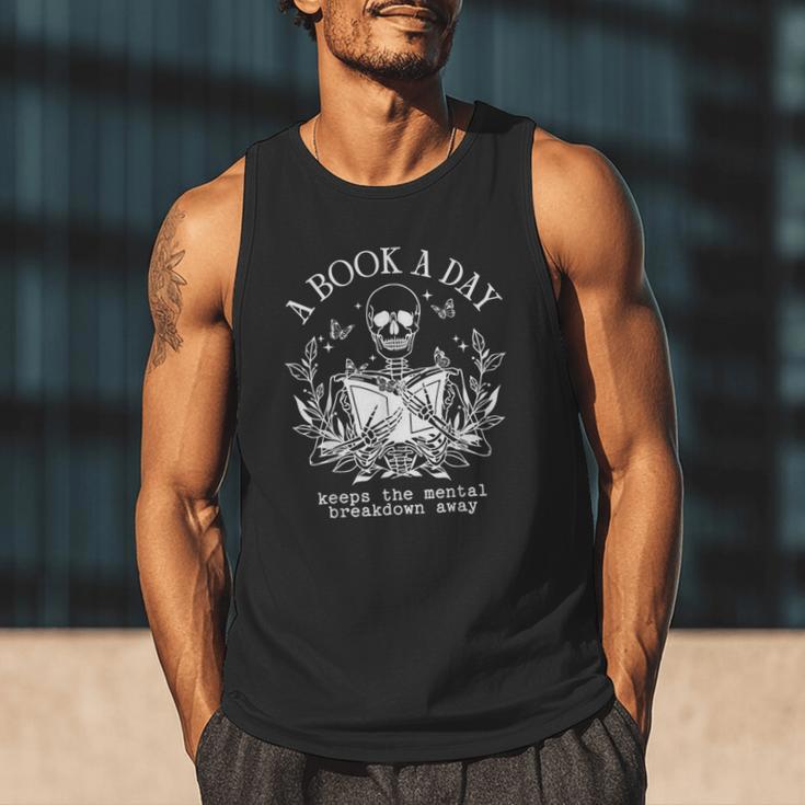A Book A Day Keep The Mental Breakdown Away Men Tank Top A Book A Day Keep The Mental Breakdown Away Men Tank Top