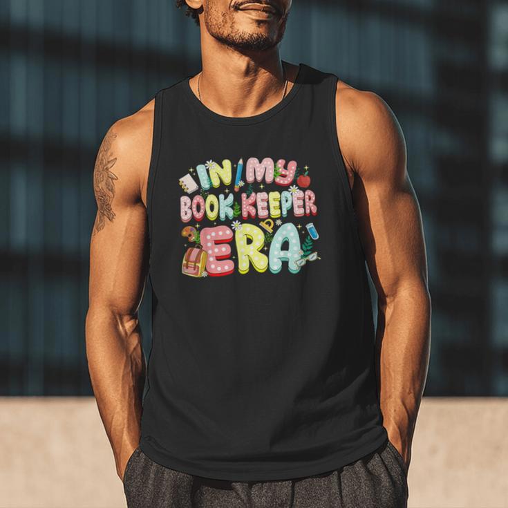In My Book Keeper Era Librarian School Men Tank Top