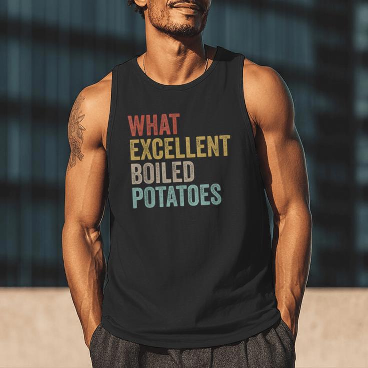 Book Lover Austen Literature What Excellent Boiled Potatoes Men Tank Top