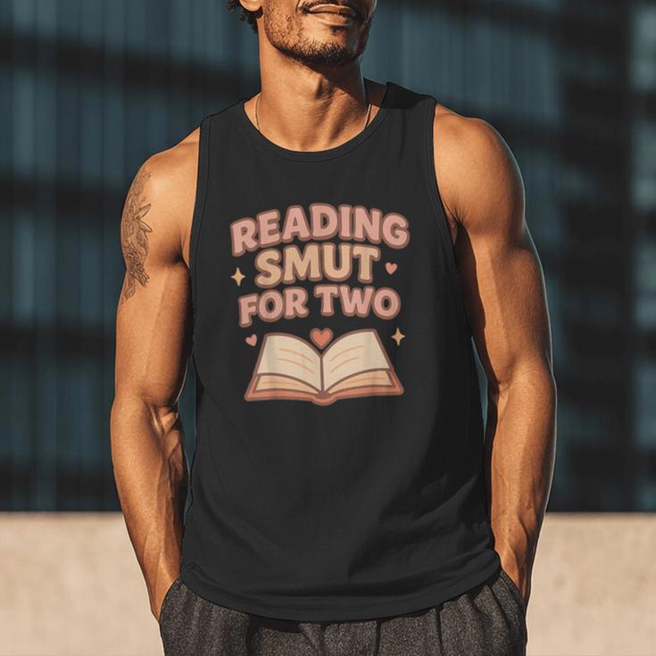Book Lover Pregnancy Announcement Reveal Smut Men Tank Top