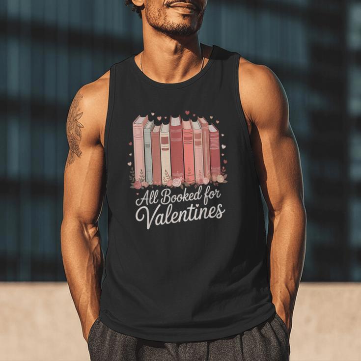 All Booked For Valentines Romantic Books Men Tank Top