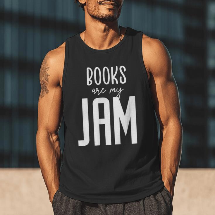 Books Are My Jam Graphic For Introverts Men Tank Top Books Are My Jam Graphic For Introverts Men Tank Top