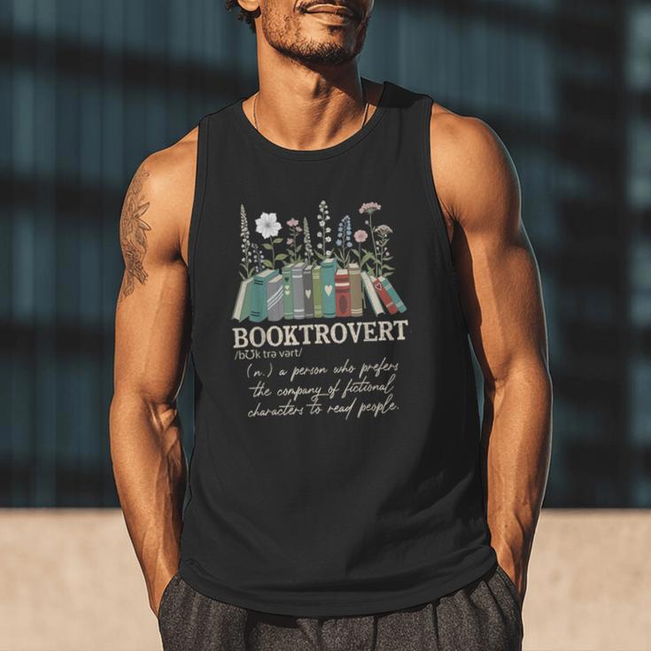 Booktrovert Definition Floral Books Reading Teacher Library Men Tank Top Booktrovert Definition Floral Books Reading Teacher Library Men Tank Top