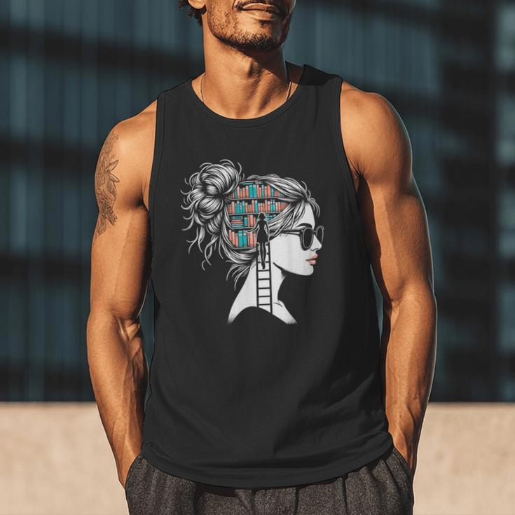 Bookworm Book Nerd Librarian Bookish Librarian Men Tank Top