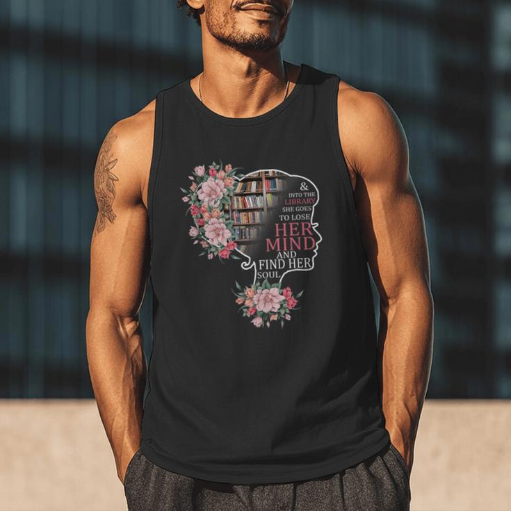 Bookworm Book Reader Book Nerd Book Reading Lover Men Tank Top