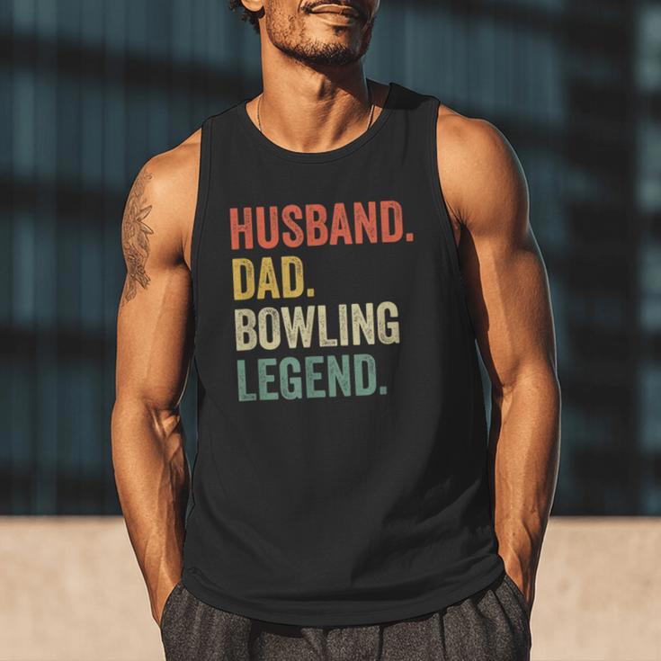 Bowler Husband Dad Bowling Legend Father's Day Men Tank Top Bowler Husband Dad Bowling Legend Father's Day Men Tank Top
