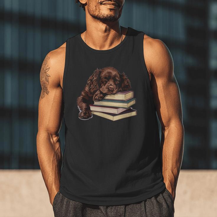 Boykin Spaniel Books Dog Breed Graphic Men Tank Top