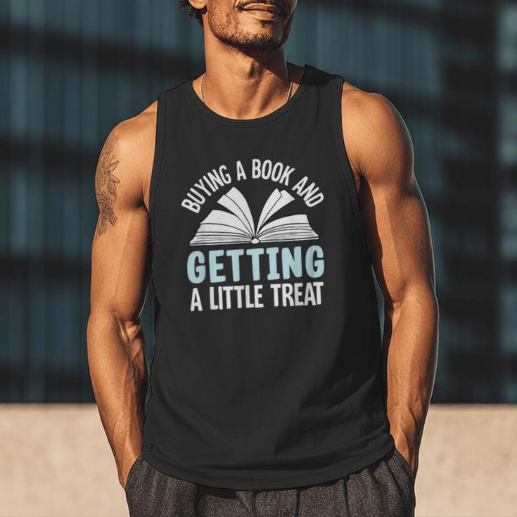 Buying A Book And Getting A Little Treat Men Tank Top Buying A Book And Getting A Little Treat Men Tank Top