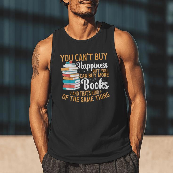 You Can't Buy Happiness But You Can Buy More Books Read Men Tank Top