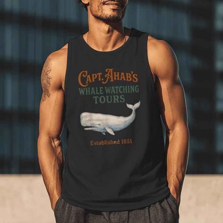 Captain Ahab’s Whale Watching Tours – Moby Book Parody Men Tank Top Captain Ahab’s Whale Watching Tours – Moby Book Parody Men Tank Top